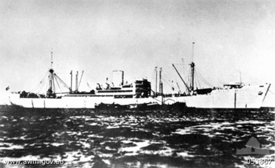 Chiến hạm Đức Kormoran. Ảnh: Wikipedia.